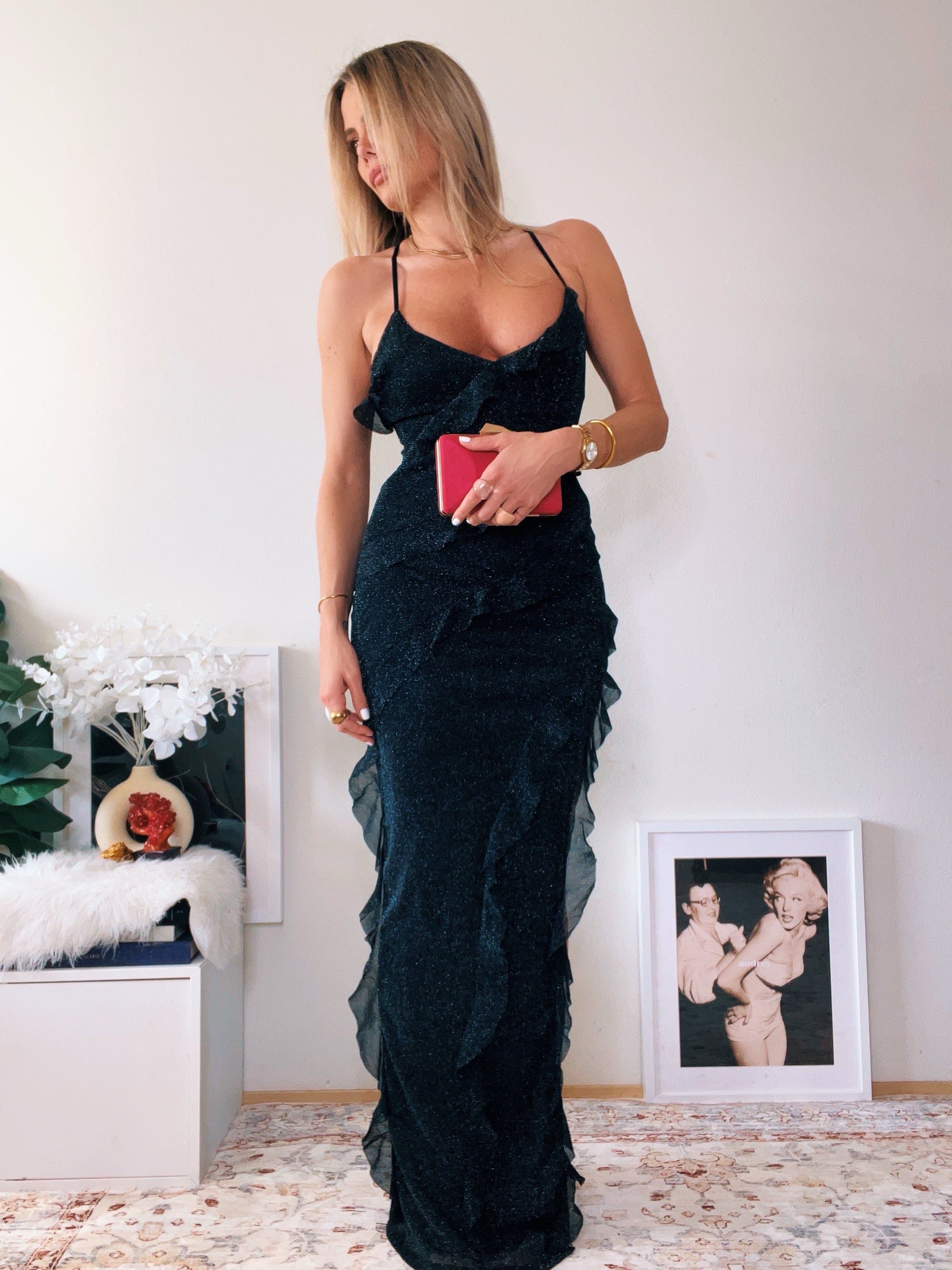 Ruffle Maxi Dress