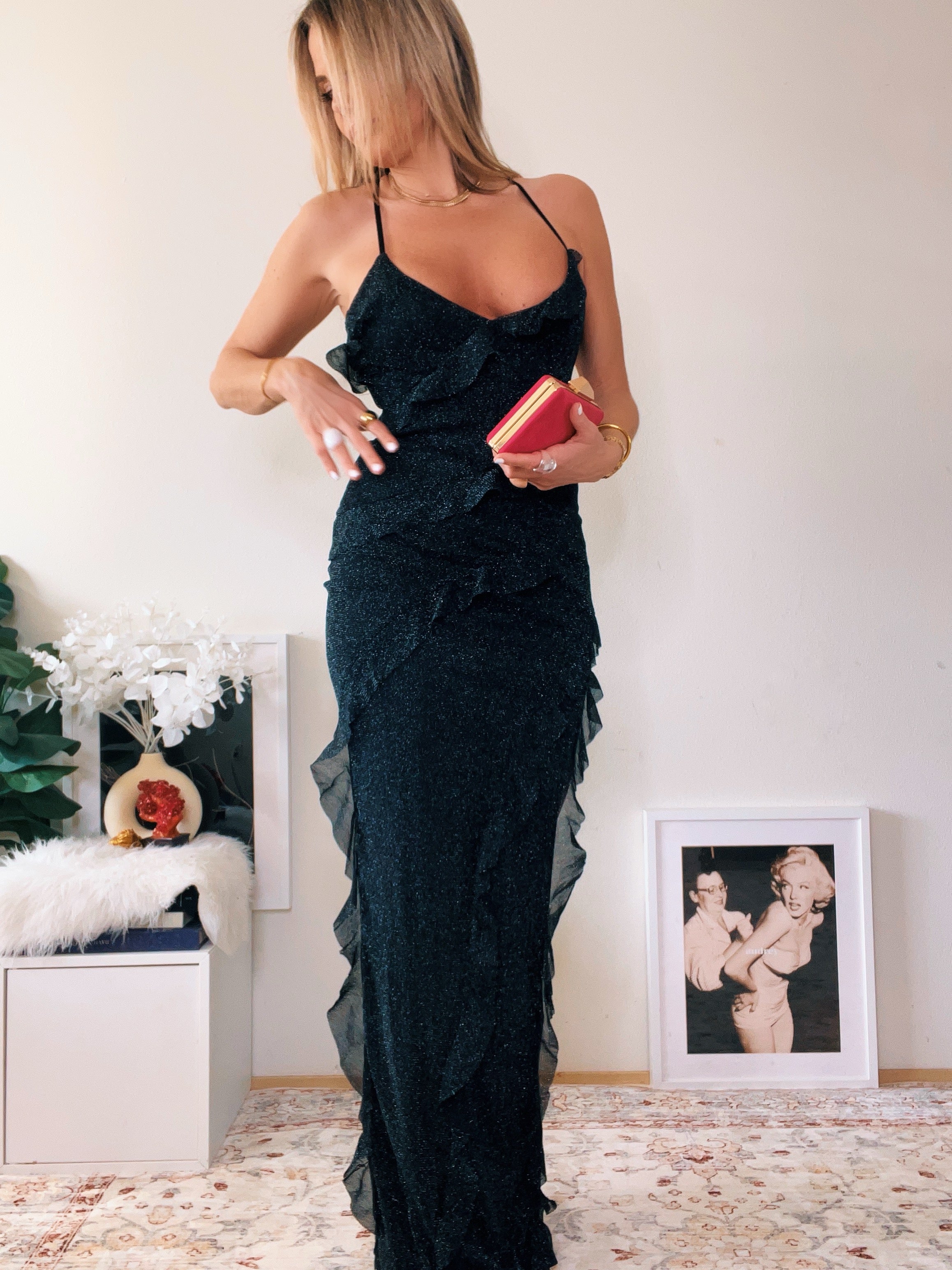 Ruffle Maxi Dress
