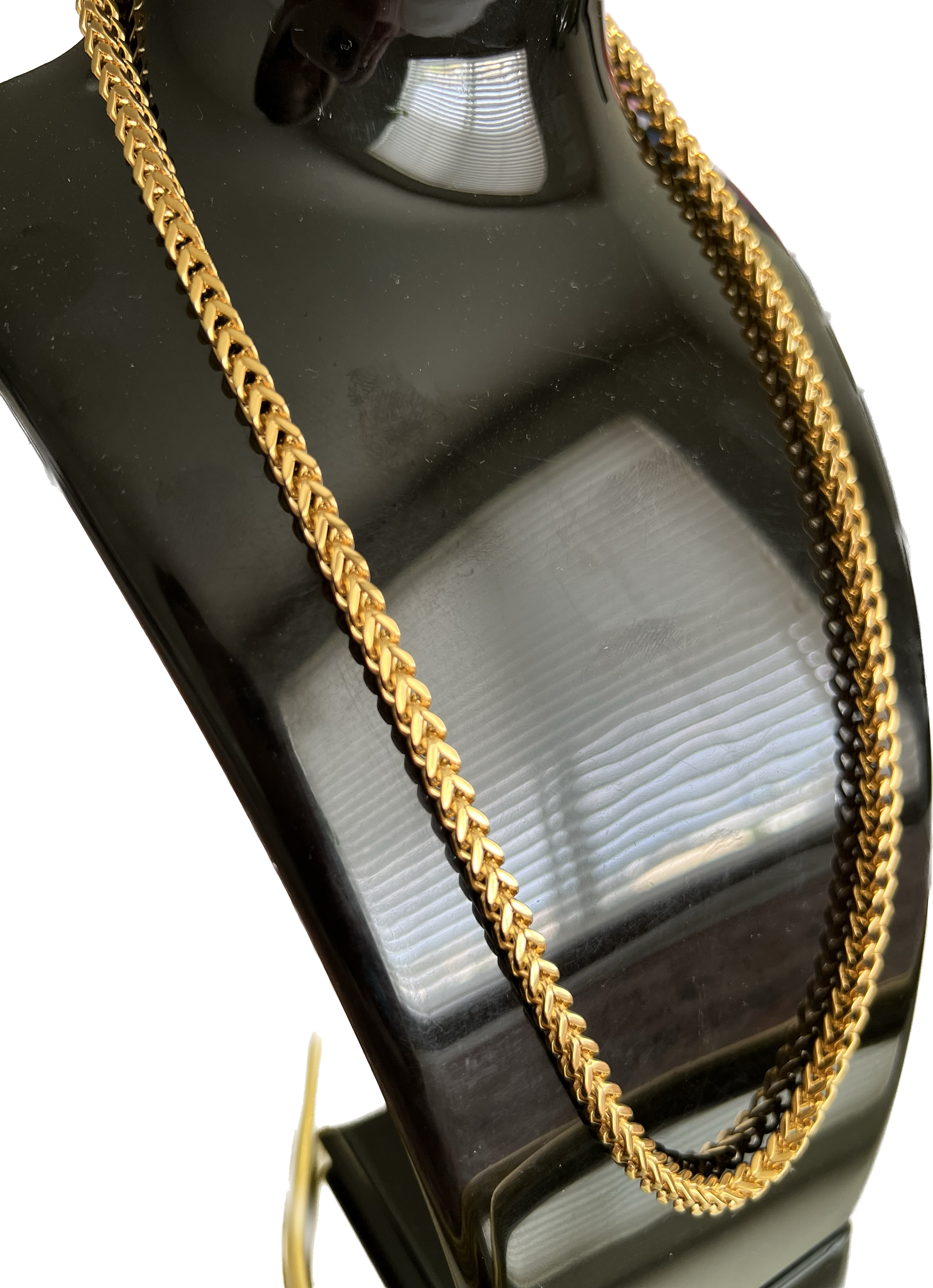 18" Gold Box Chain Necklace