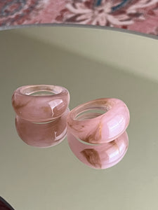 Marbled Acrylic Ring