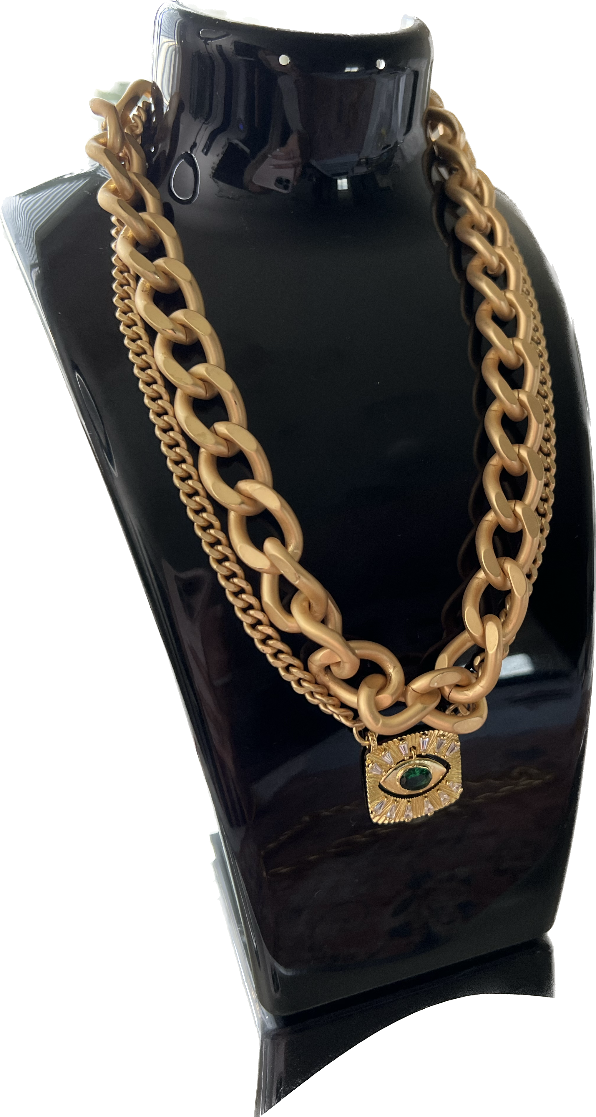 16" Gold Curb Chain